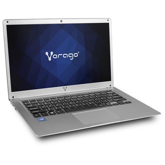 Laptop VORAGO Celeron N4020 4GB 64GB SSD 500GB 14 Plata Win 10 pro ALPHAPLUS4020-10-2