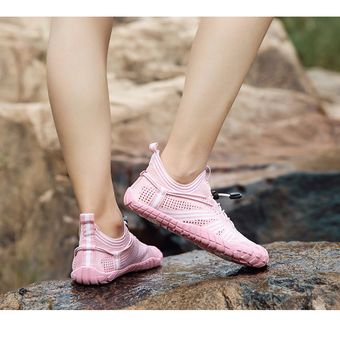 Zapatos De Playa Yoga Acuáticos Deportes Hombre O Mujer Rosa 