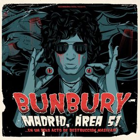 Madrid Area 51 En Vivo - Bunbury - 2 Discos Cd + 2 Dvd Nuevo