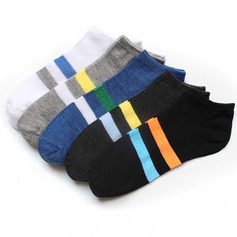 1 par de deportes de moda calcetines casuales calcetines de algodón diseño antideslizante transpirable y Azul real 