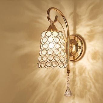 Lámpara de pared moderna candelabro creativo Simple para mesilla de n 