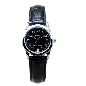 Reloj Casio Mujer Ltp-v001l 1b- Tienda Oficial Casio- Negro