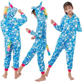 Ropa Ropa unisex para niños Pijamas y batas Batas Vestido de vestir suave de unicornio suave personalizado 