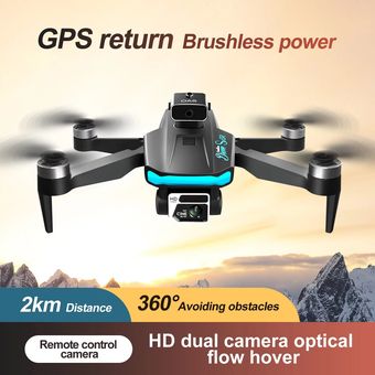 Comprar Drone de control remoto con cámara 4K Cámara dual Motor sin  escobillas para evitar obstáculos de 4 lados Óptico