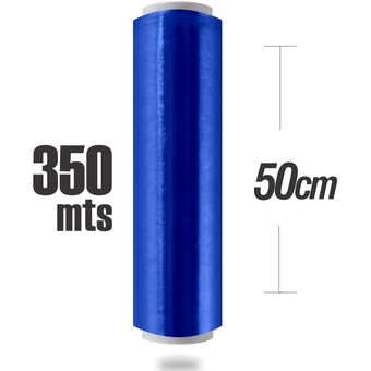 Rollo plastico azul / azul con negro 3mtrs x 50 mtrs [generico]