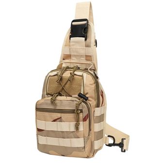 bolso Beige Mochila impermeable de la  del bolso del pecho del bolso 