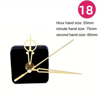 Piezas de relojes DIY de 16 estilos mecanismo de movimiento de relo 