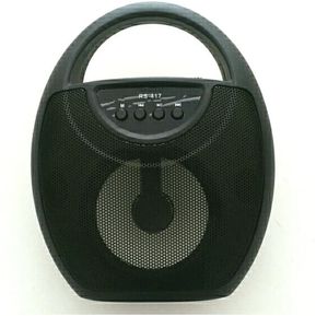 Bocina Portatil Negro Bluetooth Usb Sd Radio Rs417 Tyg