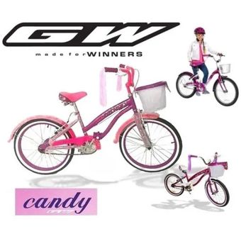 Bicicletas para niñas rin 12 Gw candy 2 - 4 años blanco GW