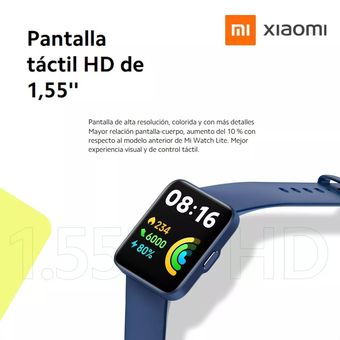 Xiaomi Redmi Watch 2 Lites, más de 100 modos de fitness, pantalla táctil  colorida de 1.55 pulgadas, resistencia al agua de 5 ATM, medición SPO2