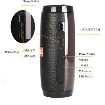 Tg157 con cuerda 1200 Portátil Led Lantern Altavoz Bluetooth 
