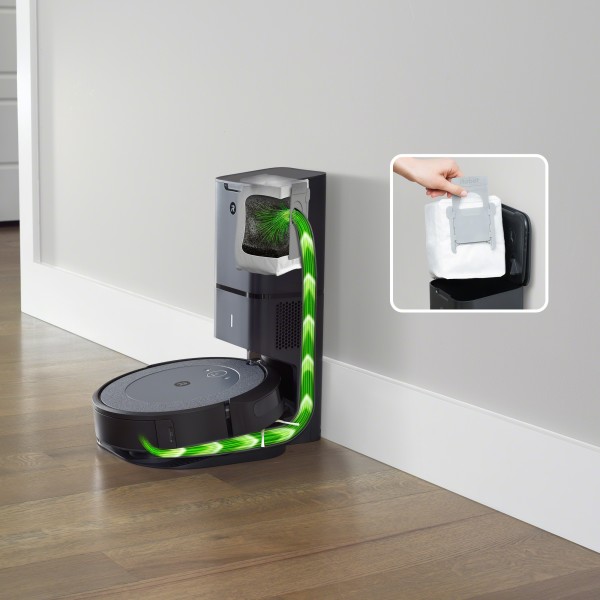 Robot Aspiradora iRobot Roomba® i3+ con Conexión Wi-Fi  y Estación de Limpieza Automática Clean Base