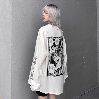 NiceMix-Camiseta con estampado de Horror de dibujos animados para mu.. NiceMix-Camiseta con estampado de Horror de dibujos animados para mu..