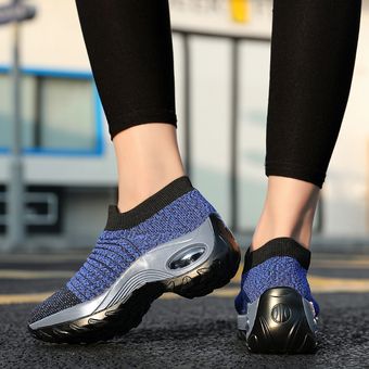 Zapatillas para caminar mujer - azul GENERICO