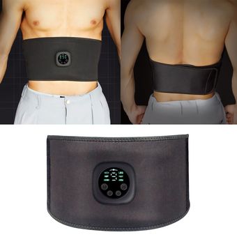 EMS-Cinturón de entrenamiento de Abs para hombre y mujer,máquina portátil de tonificación muscular para gimnasio,pérdida de peso,tonificación Abdominal 