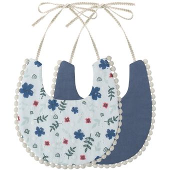 Baberos bordados de algodón para recién nacidos,toalla de 