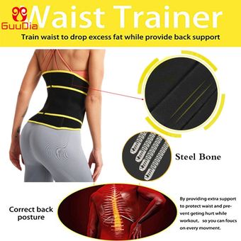 Entrenador de cintura para mujer cinturones de sudor para Sauna fa 