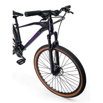 Bicicleta Fusion Korbin Rin 29 Aluminio mec nica 24 vel Negro Morado