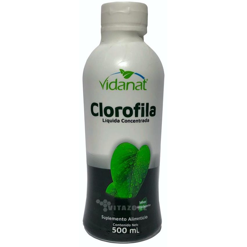 Clorofila líquida concentrada hierbabuena 500 ml Vidanat