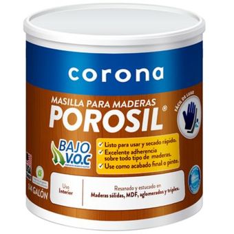 Porosil Blanco 1/4 Galón X 1,3 Kilogramos Corona | Linio Colombia -  CO504HL0TBX0MLCO