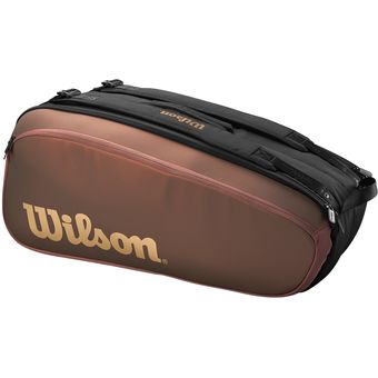 Bolso Raquetero Morral Tenis Funda Wilson Team Advantage 2pk