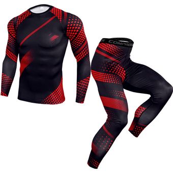 De mallas de para hombre Conjunto de 2 uds de secado rápido chándal ropa deportiva para correr #C8 camisetas de entrenamiento para gimnasio 