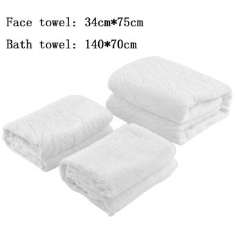 3 PCS Súper suave toalla de algodón absorbente 2 x cara de mano 1 x conjunto de tela de ducha 