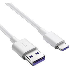 HUAWEI 5A NDATA CABLE USB TYPE-A TO USB TYPE-C BLANCO