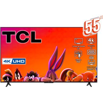 Pantalla TCL 55 Pulgadas Smart TV 4K Ultra HD 55A445