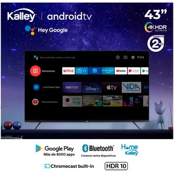 Televisor Kalley 55 Pulgadas Led Ultra Hd 4K Smart Tv Katv55uhds