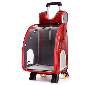 Carrito de mochila – Carrito plegable de aleación de aluminio con ruedas  para mochila (rosa, 2 ruedas) : Ropa, Zapatos y Joyería 