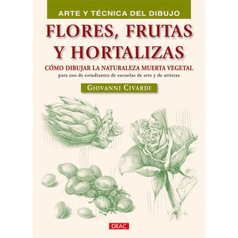 Flores frutas y hortalizas.Arte y tecnica del dibujo 