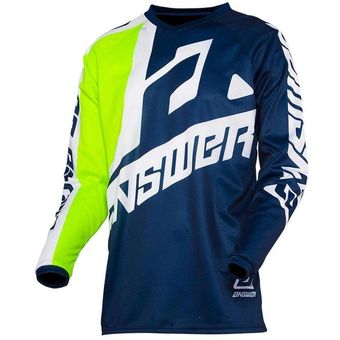 Jersey Answer Syncron Voyd Youth Midnight / White Cross MX