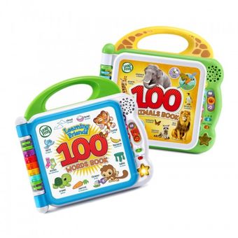 Libro musical español inglés 100 animales sonidos para bebe niño LEAPFROG