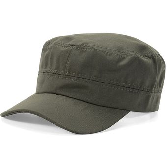 #Army Green Hombres Mujeres sombrilla sombrero tapa plana transpirable sol protección Casual gorra para exterior nine668 