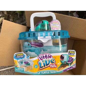 juguetes de baño de animales bonitos juguetes de baño para bebés juego de agua para niños Little Live Pets-tanque de agua de tortuga S3 Lili para niños 