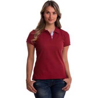 camisa polo vino