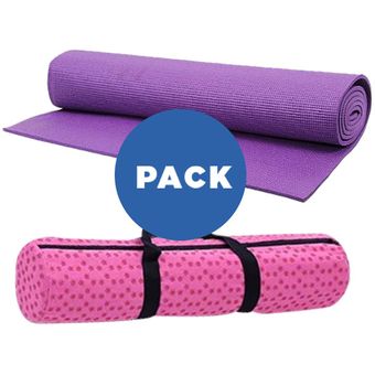 Mat Yoga 4mm Pvc Bolso Patitas Anti Desliz Linio Chile