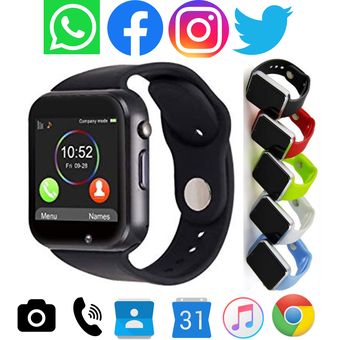 Smart watch a1 reloj inteligente online celular nuevo sim libre sd