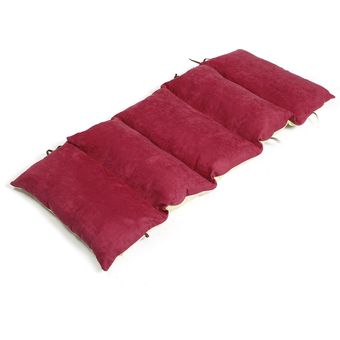 rojo Suave y confortable cubierta extraíble Impreso Jardín mecedora cojín de la silla del asiento del cojín Espesar Sun 