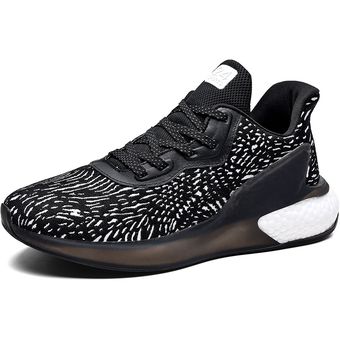 Blanco-Jacquard Zapatos De Coco Para  Zapatillas Baloncesto Hombre 