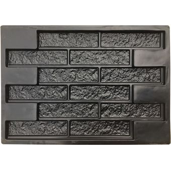 Práctico molde de piedra de ladrillo de pared molde de pavimento cemen 