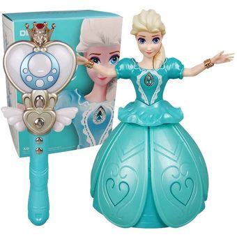 juguete de Hada de la danza Aisha-juguete de baile eléctrico giratorio de Princesas de Disney para niñas 