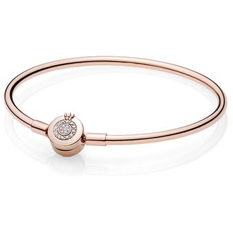 Brillante Corona Instantánea O Faisy Hebilla Firma Pulsera 