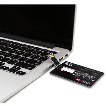 Tarjeta de crédito compacta USB Flash USB 2.0 Flash Stick Pen Drive Memory Stick 