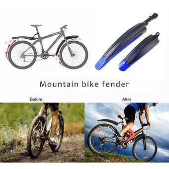 MTB Guardabarros arcilla plástica Junta de bicicletas accesorios de la bicicleta Fender 