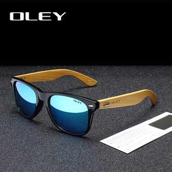 Oley Gafas De Sol Polarizadas De Pierna De Bambú Para Hombre Y sunglasses 