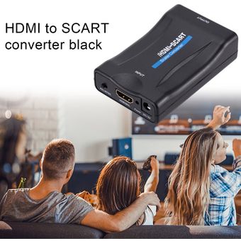 Adaptador convertidor HDMI a SCART convertidor de vídeo de alta definición TV-Drive gratis 