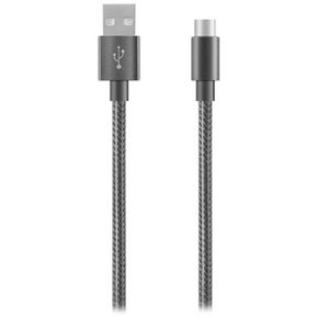 SENTRY CABLE USB TIPO C COLOR GRIS OSCURO