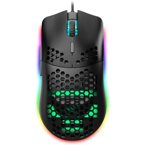 Gaming Mouse con cable 6 teclas Iluminación RGB